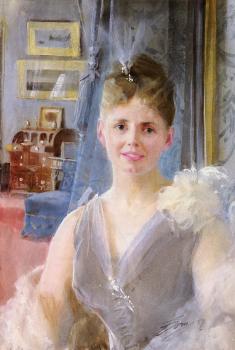 安德斯 左恩 Portrait Of Edith Palgrave Edward